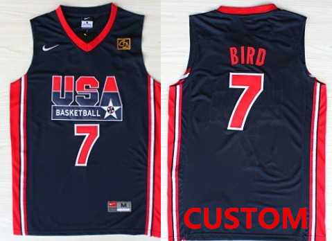 Men & Youth Customized 1992 Olympics Team USA Navy Blue Swingman Jersey->customized nhl jersey->Custom Jersey